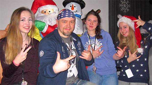 Fenja, Joky, Loren und Michelle